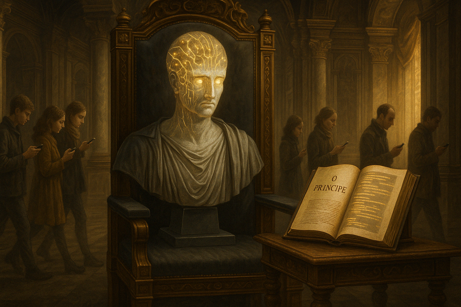 Em 2030, a IA será o novo celular. Ela vai guiar suas escolhas com tanta sutileza que você vai chamar de liberdade. Seus pensamentos ainda serão seus?