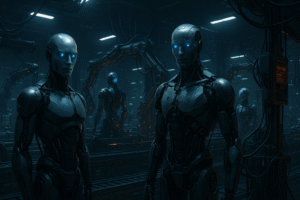 No futuro, fábricas sem humanos irão produzir robôs dotados de inteligência artificial