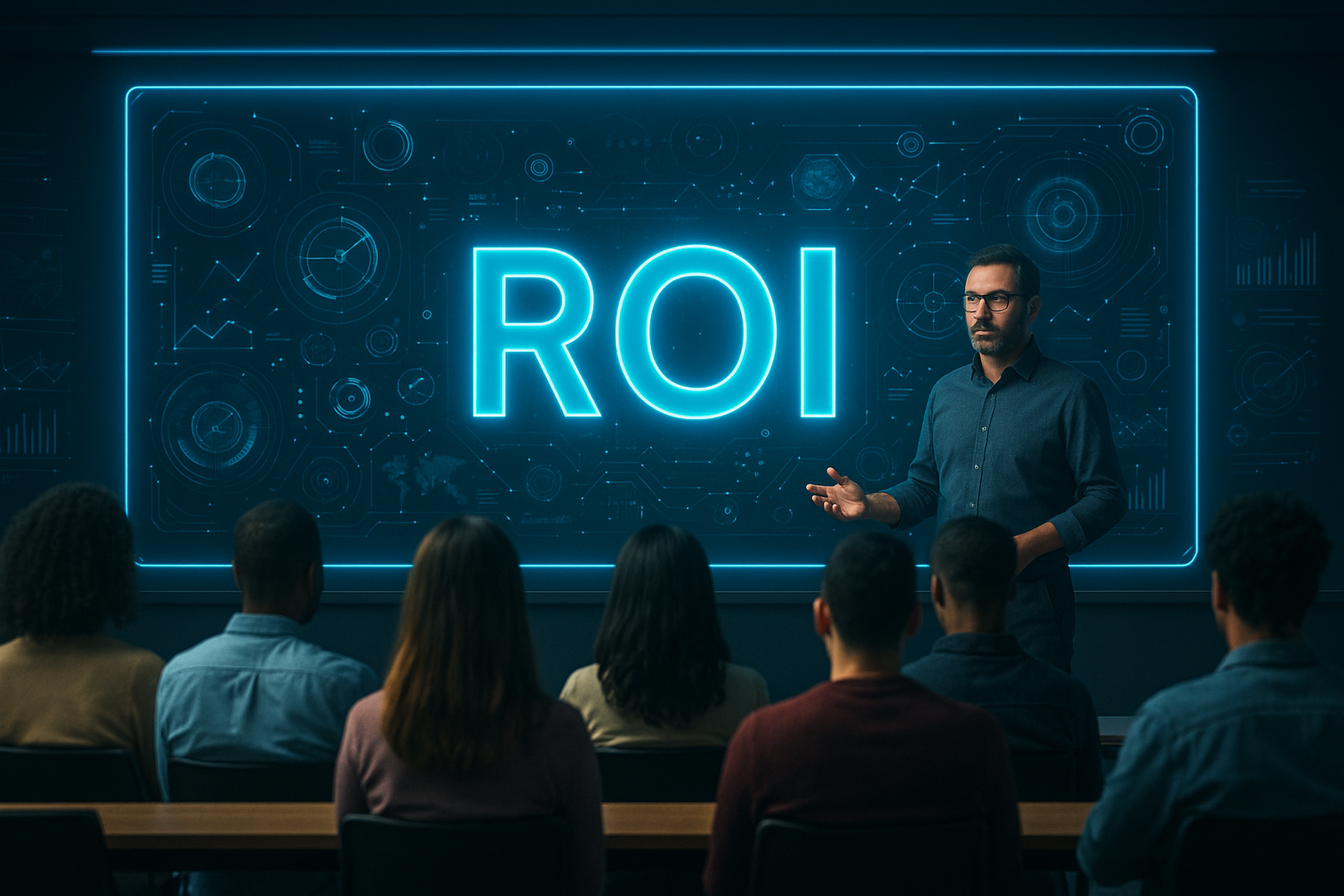 ROI é quanto dinheiro sobrou para a empresa depois de pagar os custos do produto ou serviço e a conta da campanha