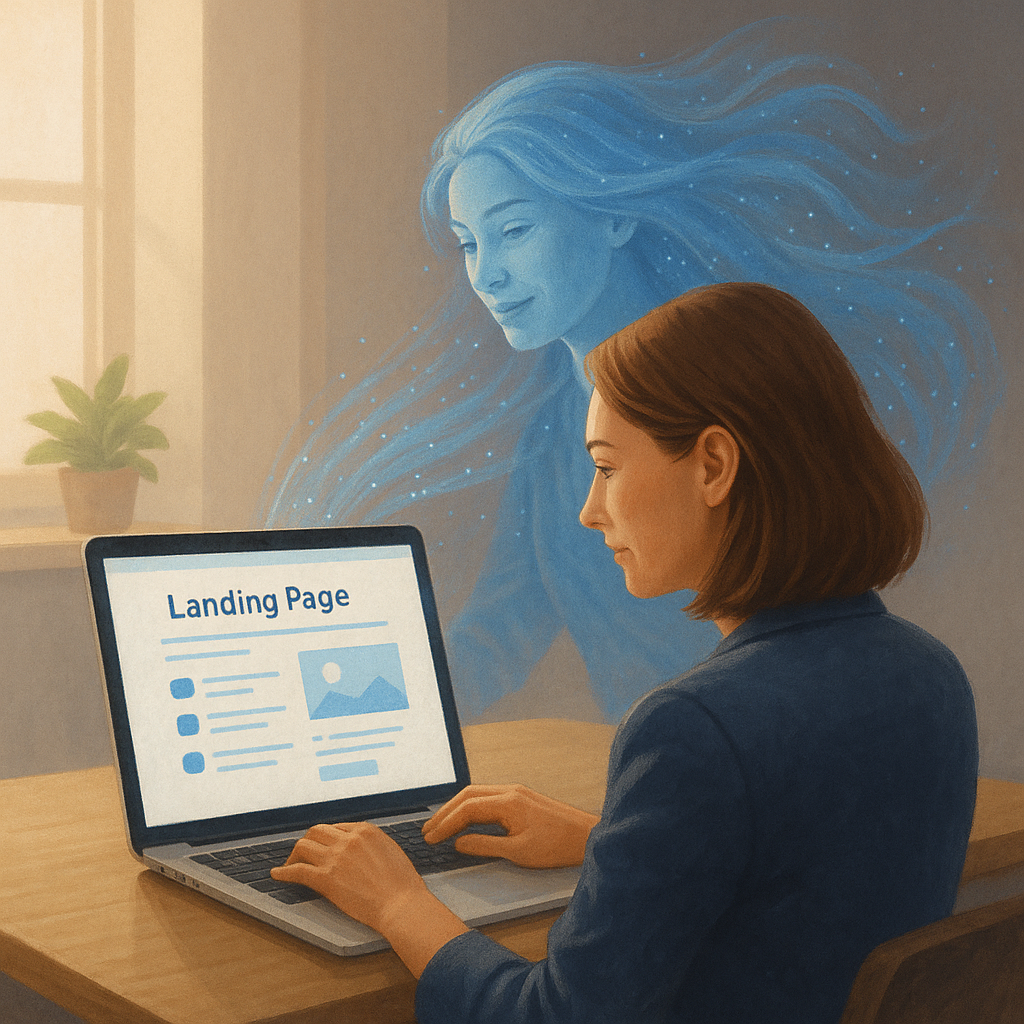 Sua Landing Page IA + Canva IA